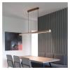 LED Modern Chandelier Lamp, Led Long Modern Pendant Light Simple Style Droplight Compatible with Dining Room Restaurant Decoration Long Hanging Lamp Lighting Fixture,Modern LED Chandelier ,pendant view 2