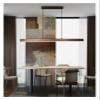 LED Modern Chandelier Lamp, Led Long Modern Pendant Light Simple Style Droplight Compatible with Dining Room Restaurant Decoration Long Hanging Lamp Lighting Fixture,Modern LED Chandelier ,pendant view 3
