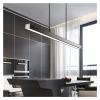 LED Modern Chandelier Lamp, Led Long Modern Pendant Light Simple Style Droplight Compatible with Dining Room Restaurant Decoration Long Hanging Lamp Lighting Fixture,Modern LED Chandelier ,pendant view 3