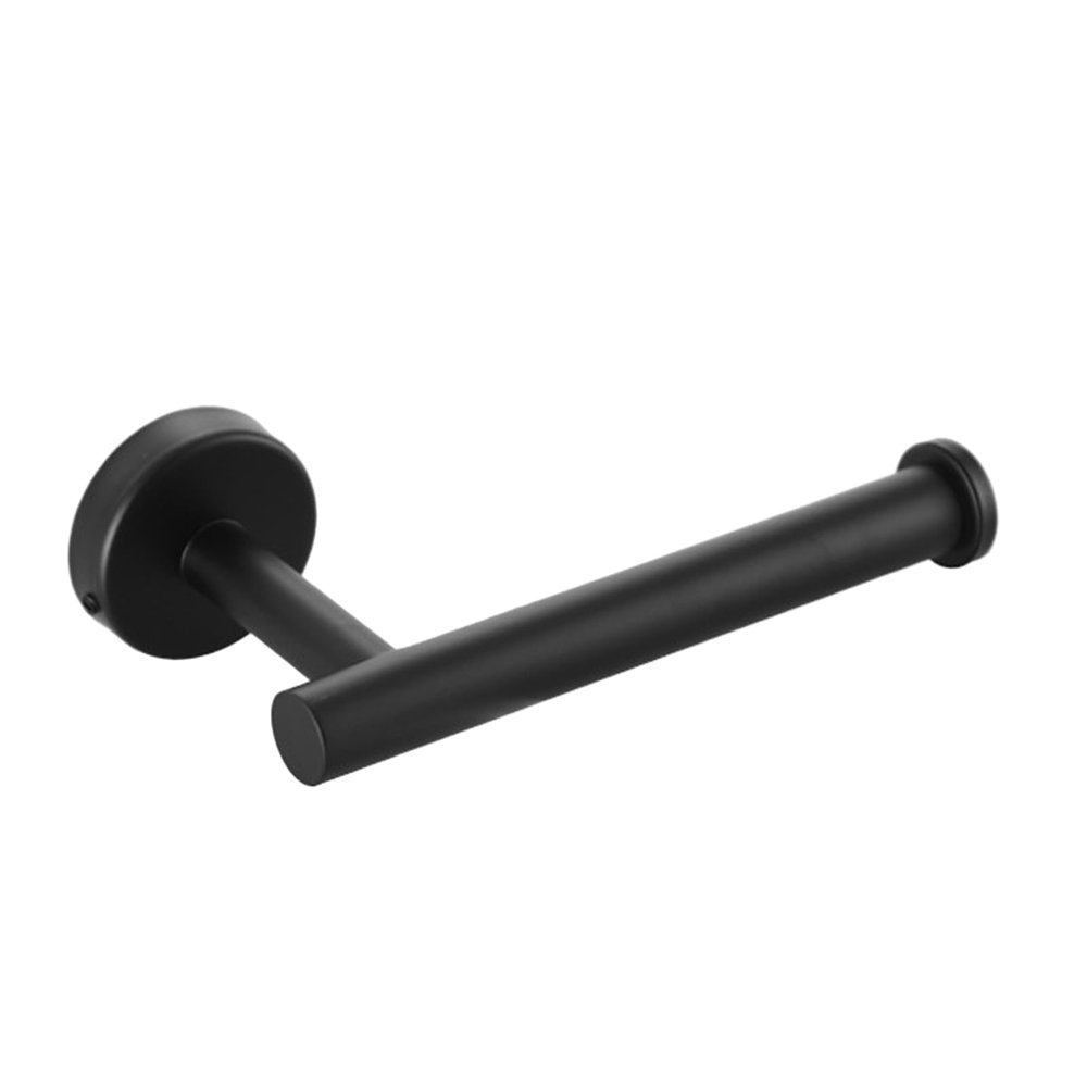 cdar Paper Towel Holder Thickened Self Adhesive Wall-Mounted Stainless Great Load Bearing Paper Towel Organizer Towel Holder Kitchen Bathroom Supplies Black