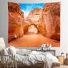 CORFOTO 59x39 Inch Utah Arches National Park Tapestry Wall Hanging Famous Sand Dune Arch Scenery Background for Kids Adults Bedroom Apartment Dining Room Decor Living Room Wall Hanging view 3