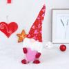 2Pcs Valentines Day Gnomes Decorations, Handmade Valentines Gnome Plush Decor, Mr & Mrs Swedish Tomte Stuffed Gnomes Plush Doll Valentine Gifts Valentine's Day Decorations view 4