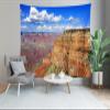 CORFOTO 140x98 Inch Grand Canyon Tapestry Beautiful Natural Scenery View of Grand Canyon in the State of Arizona, US Wall Hangings for Bedroom Aesthetic Living Room Dorm Wall Hanging Decor view 4