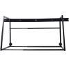 CuisinSmart Rolling Tire Rack Adjustable Garage Wall Multi Tire Rack Storage Tire Stand Protective Cover Black 64.5x28x28 inch view 1