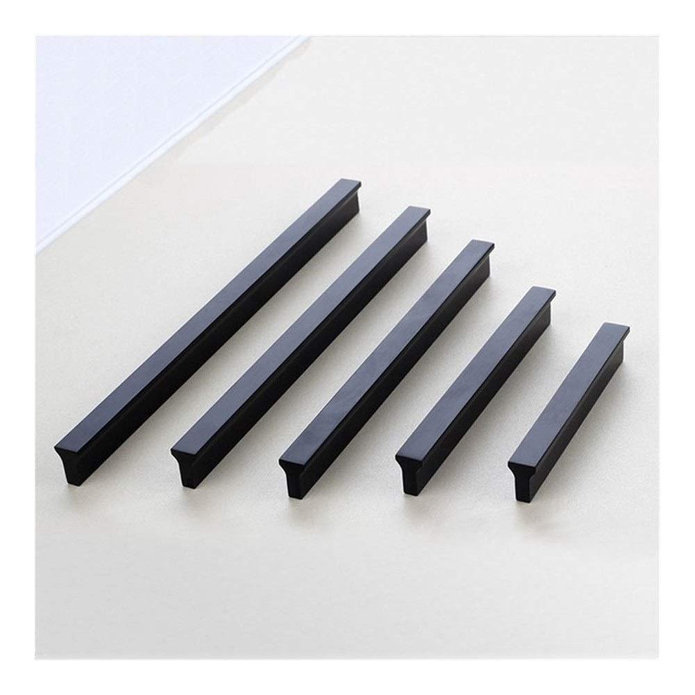 Cabinet Handles,Bar pulls,Kitchen Drawer Pulls Furniture Cabinet Door Handle Aluminum Drawer Handles 0.08-1m Long Wardrobe Black/gold Cupboard Pulls Kitchen Bathroom Hardware Modern Hardware ( Color :