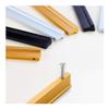 Cabinet Handles,Bar pulls,Kitchen Drawer Pulls Furniture Cabinet Door Handle Aluminum Drawer Handles 0.08-1m Long Wardrobe Black/gold Cupboard Pulls Kitchen Bathroom Hardware Modern Hardware ( Color : view 3