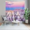 CORFOTO 117x78 Inch National Park Tapestry Sunset at Badlands National Park in South Dakota Wall Hangings for Kids Adults Bedroom Living Room Aesthetic College Dorm Wall Decoration view 4