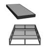 Superay Twin XL Box Spring, 5 inch Box Spring for Twin XL Bed, Heavy Duty Metal Bed Frame with Fabric Cover, 3000lbs Max Weight Capacity Bed Base Mattress Foundation, Easy Assembly, Noise Free, Black view 1
