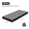 Superay Twin XL Box Spring, 5 inch Box Spring for Twin XL Bed, Heavy Duty Metal Bed Frame with Fabric Cover, 3000lbs Max Weight Capacity Bed Base Mattress Foundation, Easy Assembly, Noise Free, Black view 3