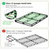 Superay Twin XL Box Spring, 5 inch Box Spring for Twin XL Bed, Heavy Duty Metal Bed Frame with Fabric Cover, 3000lbs Max Weight Capacity Bed Base Mattress Foundation, Easy Assembly, Noise Free, Black view 4