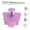 BESTOYARD 2 Press Biscuit Mold Press Dessert Cutters Gummy Molds Chocolate Stamp Baking Cookie Pastry Dough Baby Animals Chocolate Moulds Cookie Metal Stamps Plastic 3d Household Small Tools view 3