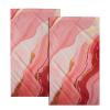Giwawa Pink Marble Hand Towels - Abstract Modern Marbles Bath Face Towels Set of 2 Golden Cracked Lines Tea Towels Guest Towels Kitchen Dish Towel Decor view 1