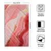 Giwawa Pink Marble Hand Towels - Abstract Modern Marbles Bath Face Towels Set of 2 Golden Cracked Lines Tea Towels Guest Towels Kitchen Dish Towel Decor view 2