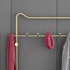 Exquisite Clothes Rail Rack Coat Rack Stand with Shoe Bench Freestanding Hall Tree with 8 Hanger Hooks Clothes Rail with Shoe Storage Shelf for Hallway Entryway and Bedroom/Pink/100cm view 4