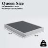 Vehowy Box Spring Queen Size Bed 7 Inch, Easy to Assemble, Heavy Duty Mattress Foundation, Sturdy Metal Bed Base view 2