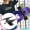 Gavigain Skateboard Bracket, Aluminum Mg Alloy Professional Skateboard Bracket,Skateboarding Accessories (Black), Gavigaingf7619yu2q view 3