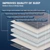 CuteKing Weighted Blanket for Adults: Weighted Blanket with Premium Glass Beads - Breathable Heavy Blanket for Comfort Sleep - Thick Blanket for Adult All Season (15lbs, 60"x80", White) view 3