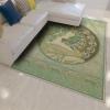Alphonse Mucha Illustration Area Rug Non Slip Machine Washable Floor Mat for Living Room Rococo Art Carpet Floor Western Aesthetics 5'3''x8' view 2
