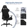 DXRacer Formula Gaming Chair - Ergonomic Chair for Computer and Video Game, Memory Foam Headrest, Lumbar Support, Water-Resistant Fabric, Black view 4