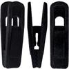 Hanger Clips for Velvet Hangers, 40 Pack Velvet Clips Strong Finger Clips Perfect for Pants, Black view 1