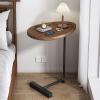 WHYATT C Shaped Bedside Tables, End Table for Sofa and Bedside, Couch Night Stand That Slide Under, Tall Nightstand for Bedroom Living Room (Size : Grooved Desktop) view 1