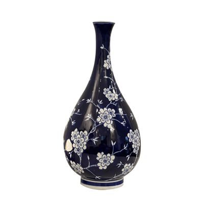 Mlaea Vintage Decorative Vase, Fashionable Household Exquisite Ceramic Vase for Office Bedroom Study, Dining Table Side Table Centre Vase(Size:20 * 40CM,Color:A)