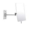 GEBBEM Vanity Mirror,Bathroom Mirror Shaving Mirrors Make up Wall Mounted 3X Magnifying 360 Swivel Extending Folding for Hotel Vanity Chrome view 1