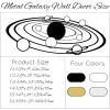 Metal Galaxy Wall Decor, Galaxy Metal Wall Art, Planet Metal Wall Decor, Space Metal Wall Decor, Solar System Wall Decor, Wall Art for Living Room, Planets in The Universe, Astronauts Gift (39"x 15"| 100x39cm, Sliver) view 4