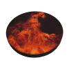 Dancing Fire Print Stool Cover Round Elastic Bar Stool Slipcover 14 Inch Washable Nonslip Chair Seat Cover for Home Salon Office view 1