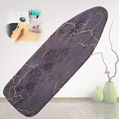 KAnduo Ironing Board Cover, Thick Padding Heat Reflective Ironing Board Covers, Fits Large & Extra Large Size Iron Boards 55x19inch (Color : Deer's Head, Size : 55.12inx19.69in)