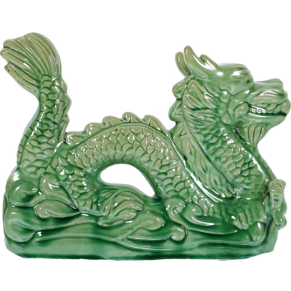 Cabilock Ceramic Dragon Figurine Chic Indoor Decor for Home Office Car Random Style Medium for Collectors