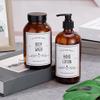 24 PCS Bathroom Labels Stickers Waterproof Hand and Dish Soap Stickers Labels Minimalist Jar Labels Bathroom Bottle Stickers Label Conditioner Labels view 4