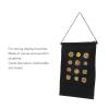 Gsycle 2PCS Wall Hanging Brooch Pin Display, Hanging Brooch Pin Organizer Brooch Display Wall Hanging Brooch Pin Display Stand(S-Black) view 2