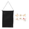 Gsycle 2PCS Wall Hanging Brooch Pin Display, Hanging Brooch Pin Organizer Brooch Display Wall Hanging Brooch Pin Display Stand(S-Black) view 4