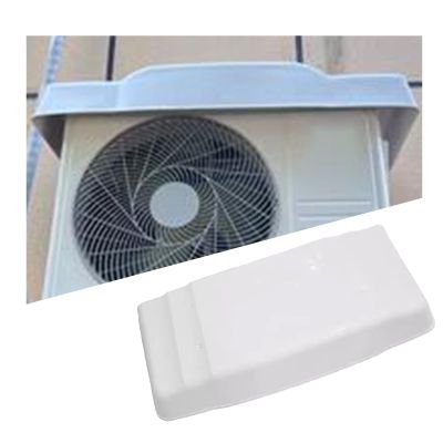 NUTRAC Air Conditioner Unit and Heat Pump CoverAir -Conditioning Machine CoverHeavy Duty AC Unit Top Covered with Easy to Install Plastic Rain Canopy (Color : White, Size : 37.4x16.9in)