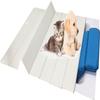 JATIBOSH Bathtub Lid Multi-Function Bathtub Tray Bath Lid Bathtub Dust Board Storage Stand PVC Thicker Folding Not Taking Up Space (Color : White, Size : 150x75x0.7cm) view 1