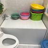 JATIBOSH Bathtub Bath Lid Bathtub Tray Multi-Function Stand Folding PVC Can Place Toiletries Convenient Storage (Color : White, Size : 154x75x0.6cm) view 4