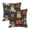 ZISHAK Dog Corgi Comfortable and Stylish Versatile Square Throw Pillow Covers,Perfect for Sofa,Car Seat view 1