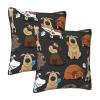 ZISHAK Dog Corgi Comfortable and Stylish Versatile Square Throw Pillow Covers,Perfect for Sofa,Car Seat view 2