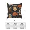 ZISHAK Dog Corgi Comfortable and Stylish Versatile Square Throw Pillow Covers,Perfect for Sofa,Car Seat view 4