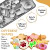 Cookie Cutters Set, 30PCS Stainless Steel Cookie Cutter Biscuit Mould Metal Molds Cutters Small Cookie Cutters for Kitchen Baking view 3