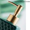 Ceramic Soap Dispenser, Hand Soap Dispenser Bathroom Bottle with Easy Press Pump Refillable Liquid for Kitchen, Bathroom, Farmhouse (Color : Black) view 4