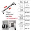 Adjustable Metal Closet Rod Tension Poles, Bathroom Verandahs Space Saving Clothes Hanger Rod, with No Drilling Holder, Hanging Shower Curtain Bar - Closet System (Color : Color 4, Size : Adjustable view 3