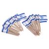 100Pcs Israel Flag Toothpicks - Mini Food Picks for Appetizers Snacks and Party Decoration - 3.5 X 2.5 X 6.5 Cm view 1