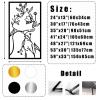 Flower Woman Metal Line Art, Woman Metal Wall Art, Flower Woman Metal Wall Decor, Metal Flowers Wall Decor, Abstract Metal Wall Art, Metal Line Art Wall Decor, Bathroom Wall Art, Housewarming Gift (59"x33"|150x85cm, Silver) view 4