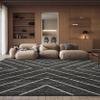 SAFAVIEH Area Rug 8x10 - Adirondack Collection - Large - Dark Green & Ivory, Modern Geometric Design, Non-Shedding & Easy Cleaning, Ideal for Living Room, Bedroom, Office, Dining Space (ADR251X) view 1