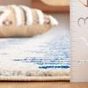 SAFAVIEH Area Rug 8x10 - Tulum Collection - Large - Ivory & Navy, Modern Boho Design, Non-Shedding & Easy to Clean, Ideal for Living Room, Bedroom, Dining Space (TUL644M) view 2