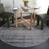 Martha Stewart x SAFAVIEH Area Rug Collection - 6'7" Round, Grey & Blue, Non-Shedding & Easy Cleaning, Ideal for Living Room, Bedroom, Office, Dining Space (MSR0961F) view 1