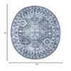 SAFAVIEH Washable Rug Arizona Collection - 6' Round, Grey Green & Ivory, Slip Resistant & Easy to Clean, Ideal for Living Room, Bedroom, Home Office, Dining Space (ARZ108F) view 2
