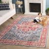 Safavieh Washable Rug Arizona Collection - 9' x 12', Blue Green & Rust, Slip Resistant & Easy to Clean, Ideal for Living Room, Bedroom, Home Office, Dining Space (ARZ137N) view 1